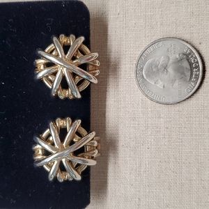 St. John vintage clip earrings